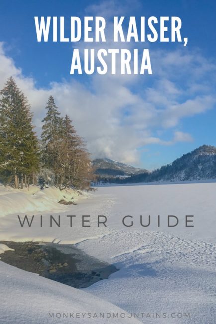 winter activities in Wilder Kaiser in Tirol, Austria