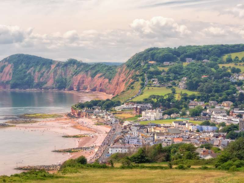 Sidmouth, one of the walks in Jurassic Coast Walk