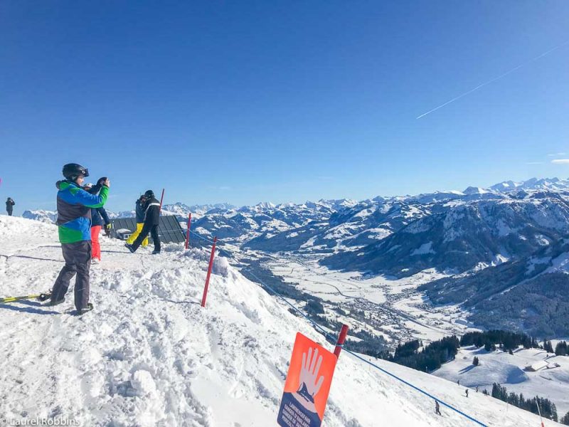 stunning views of the Alps from SkiWelt