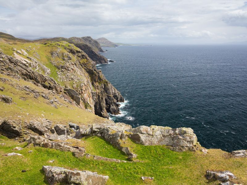 Sliabh Liag is one of the highest sea cliffs in Europe