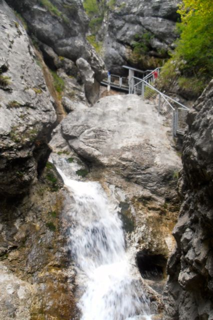 Treacherous route through the Pasica Gorge to the secret war hospital.