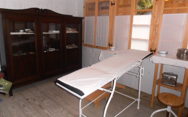 Surgery room in the secret war hospital in Slovenia