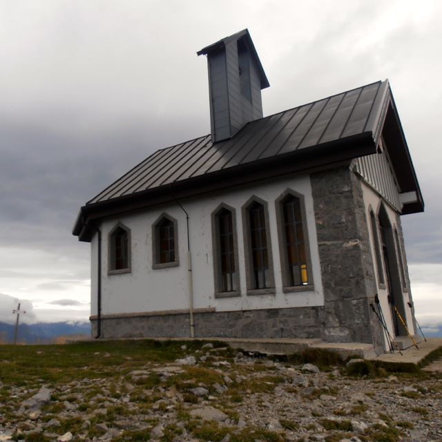 Small chapel at top of Monte Matajur