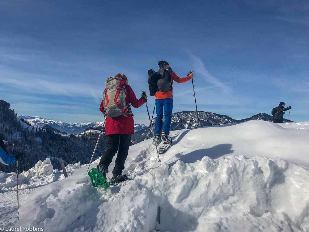 Wilder Kaiser has great snowshoeing