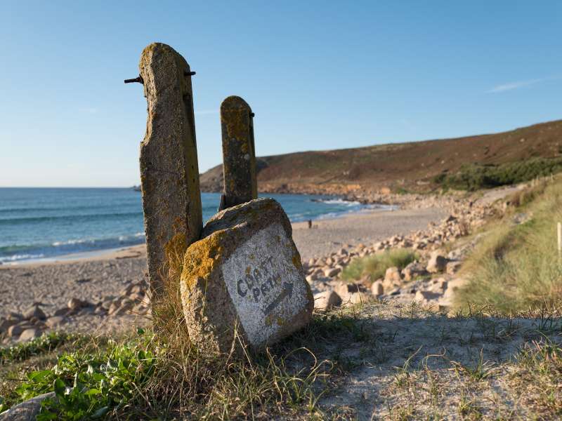 South West Coast Path at Whitesand Bay in Sennen Cove