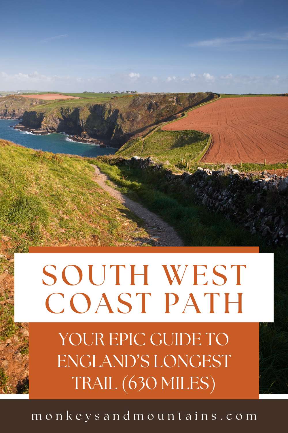 south west coast path, england's longest trail