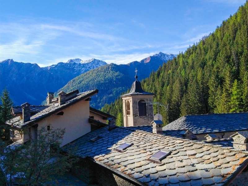 medieval village of Saint Rhémy  in the Aosta Valley