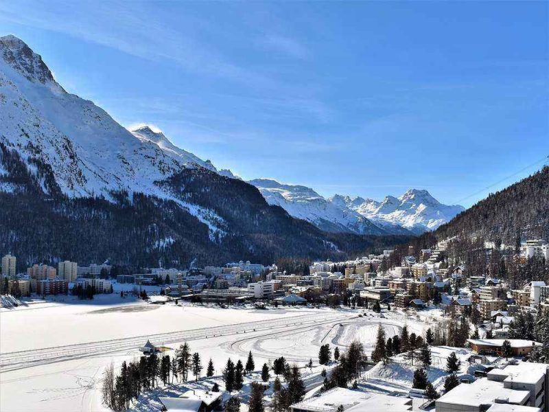 St. Moritz in Switzerland is the most famous ski resort in Switzerland and offers some of the best skiing.