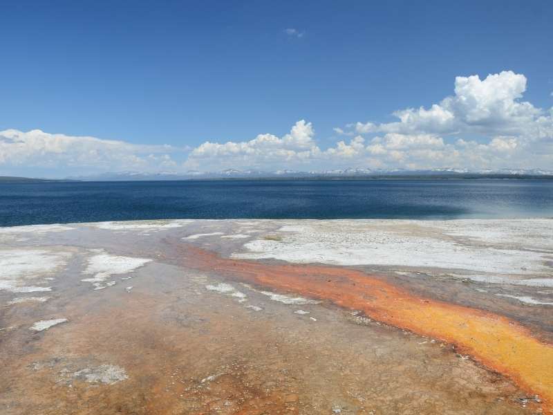  a loop hike with panoramic views of Yellowstone Lake