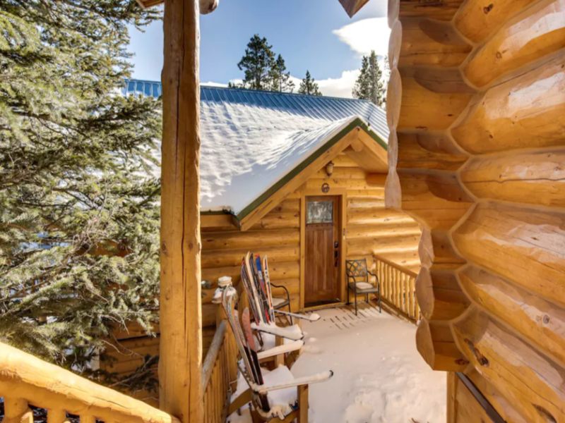 The Lodge is a Cozy Log Cabin