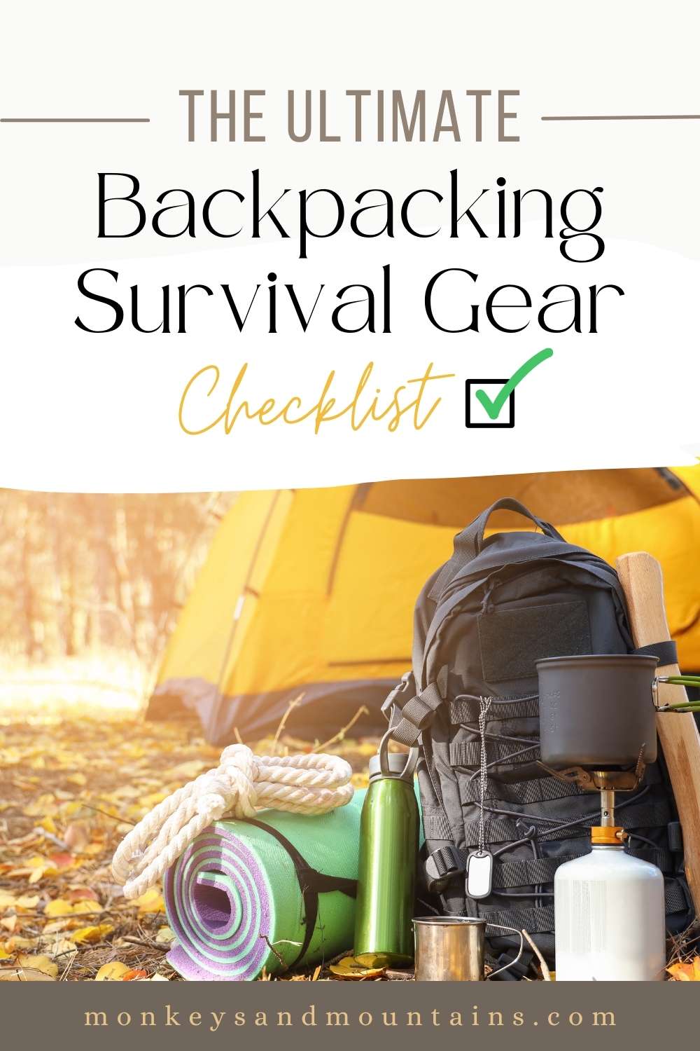 backpacking survival gear checklist