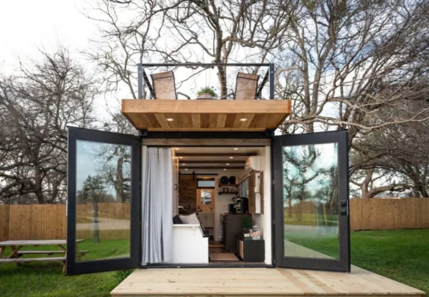 The Helm - 2-Story Container Home in Waco