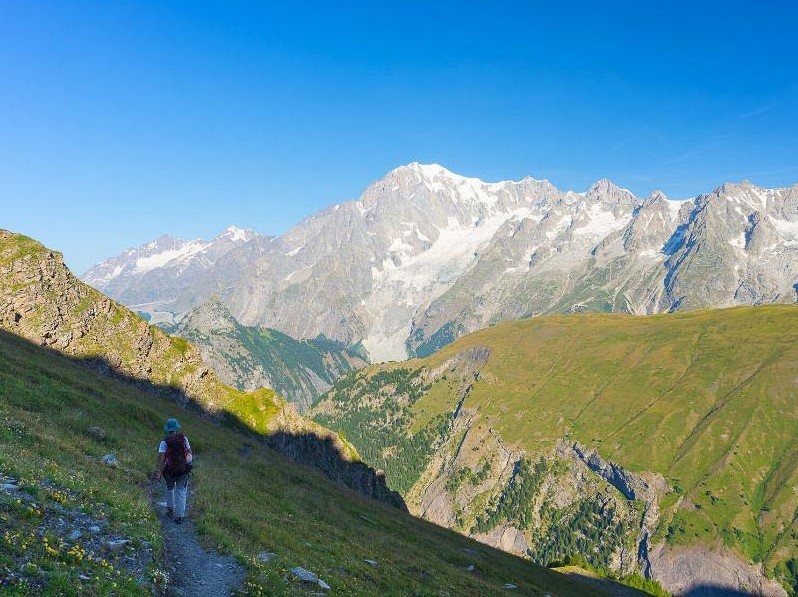 views while doing the tour du mont blanc self guided tour