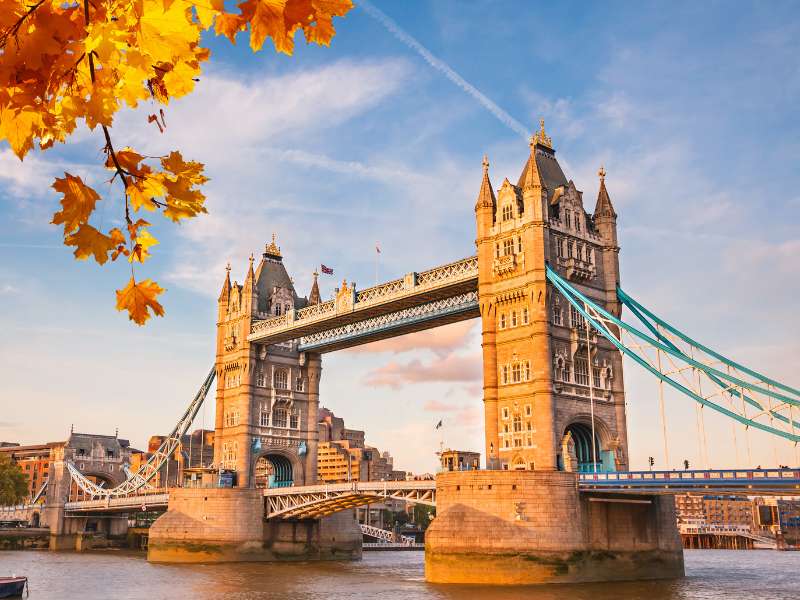 Tower Bridge, one of the beautiful spots in Thames Path walk