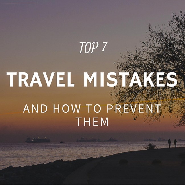 common travel mistakes