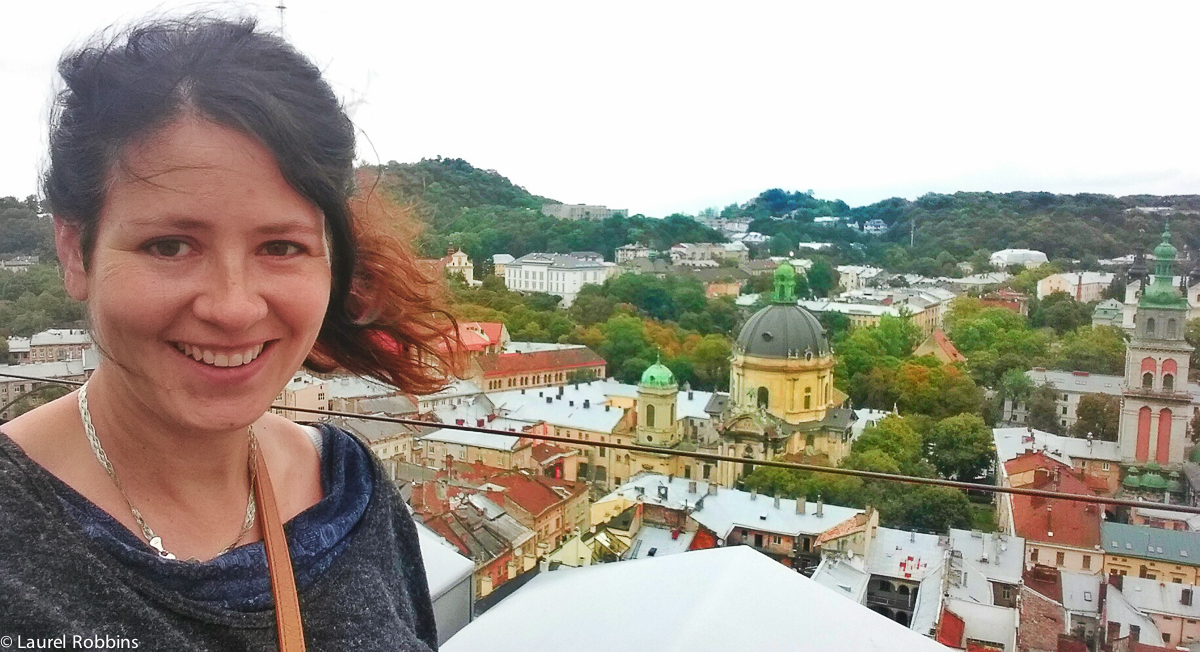 You get a fantastic view over Lviv if your legs can take the steep climb up to the Town Hall Tower.