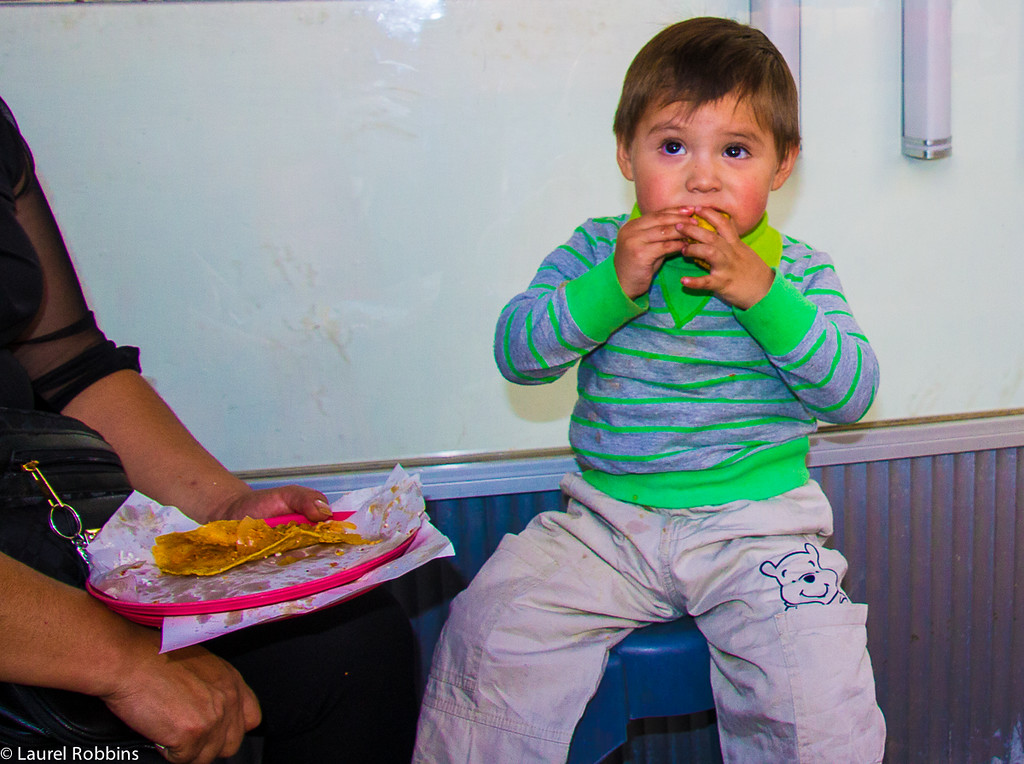 Mexicans are friendly. I had a wonderful conversation in my broken Spanish with this boy's mother, who kept insisting he was older than he really was - adorable! 