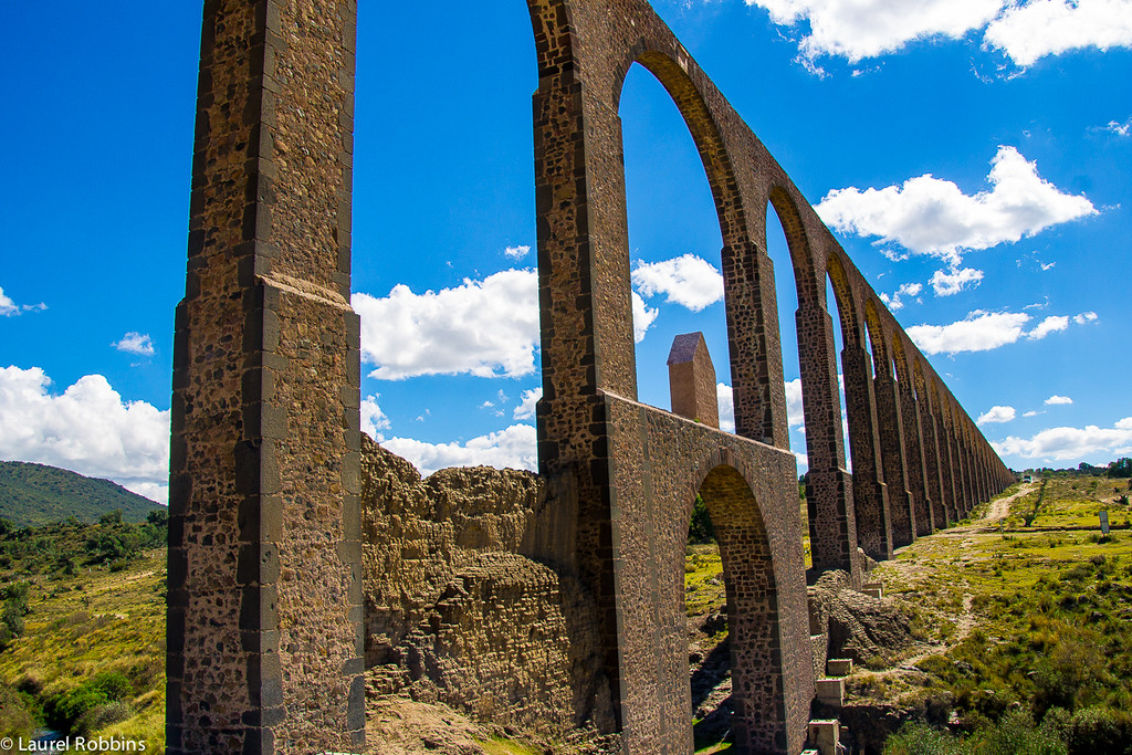 The Chapultepec aqueduct near Mexico City was built by the Aztecs!