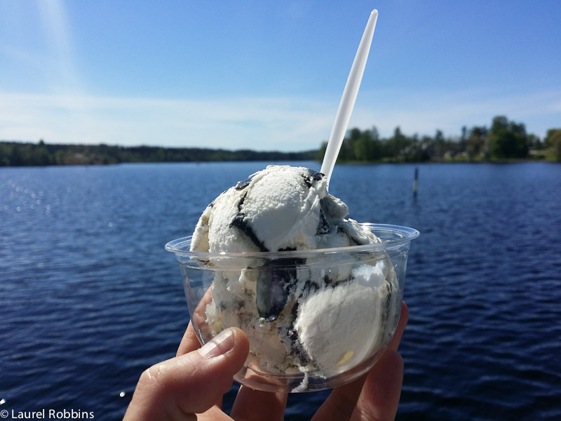 When travelling to Savonlinna Finland try the liquorice ice cream! 