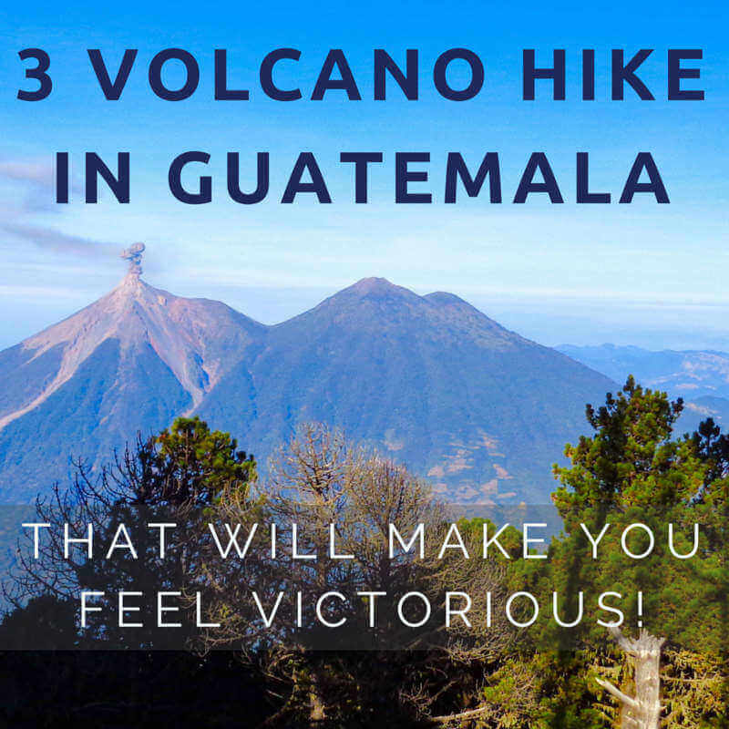 3 volcano hike in guatemala