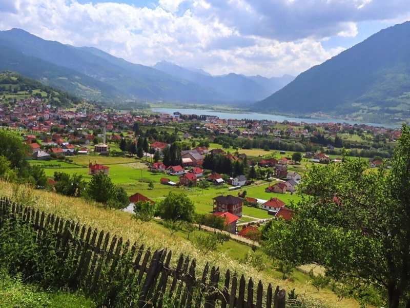 You'll stay in the village of Plav in Montenegro on your Via Dinarica Hiking Tour