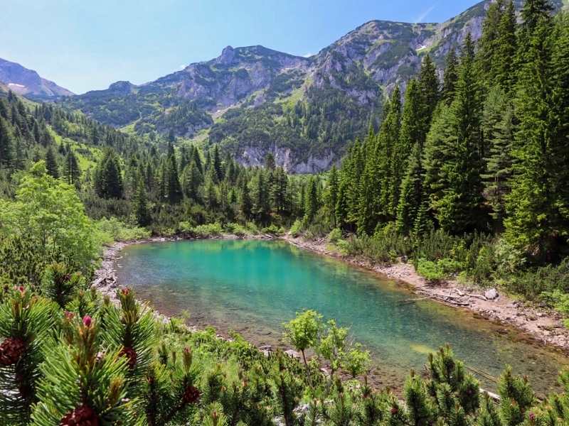 Kuqishte Lake in Kosovo is on the Via Dinarica Trail