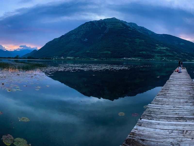 Lake Plav in Montenegro