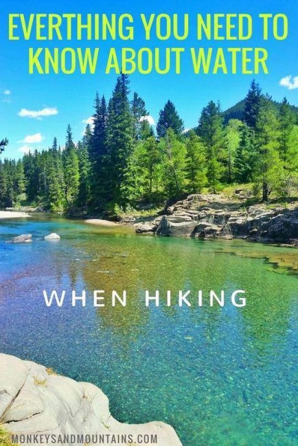 what you need to know about water when hiking