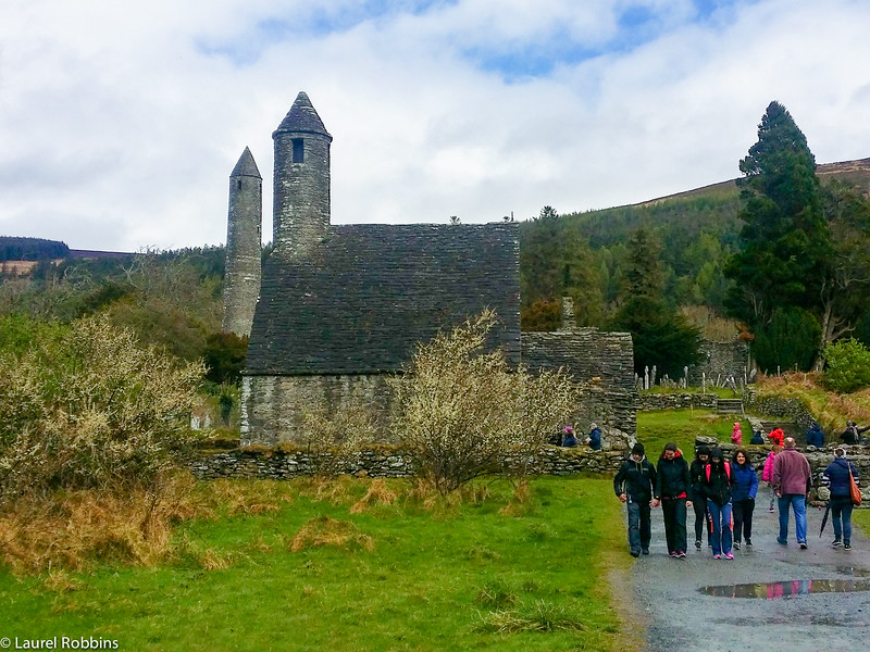 Monastic City in Glengalough, one of the most important monastic sites in Ireland.