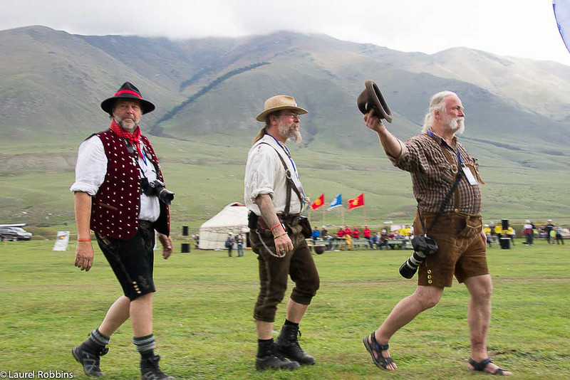 Participants came from 40 countries to compete in the World Nomad Games, including Germany.