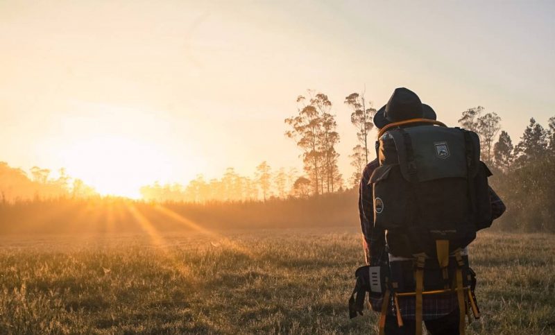 backpacking tour in Yellowstone