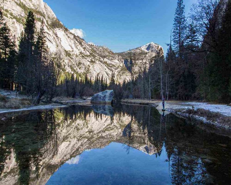 While Hiking in Yosemite National Park you will find yourself face to face with serene beauty