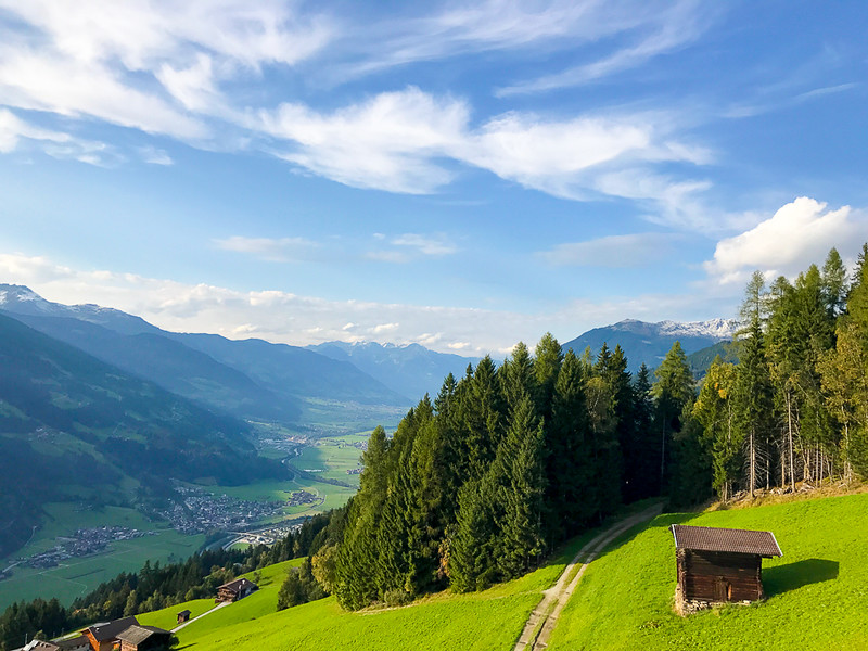 The Zillertal Arena offers hiking and biking in summer and skiing in winter.