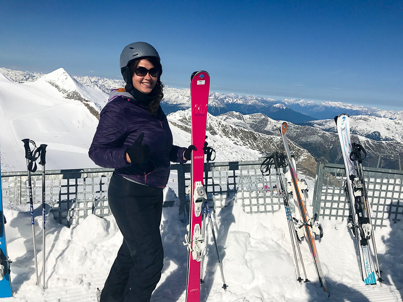 Hintertux Glacier offers summer skiing and skiing the whole year round.