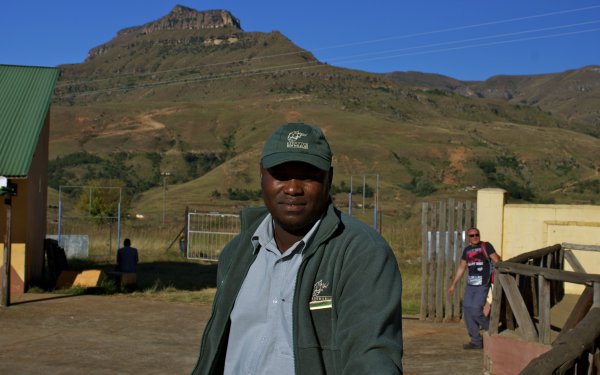 Zulu village children in South Africa