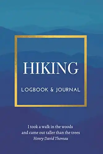 Hiking Logbook & Journal (Blue)