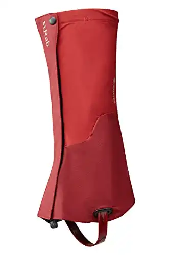 RAB Latok GTX Waterproof Gore-tex Gaiter for Hiking and Mountaineering – Ascent Red – Large