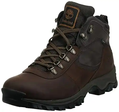 Timberland Men's Anti-Fatigue Hiking Waterproof Leather Mt. Maddsen Boot, Brown, 11