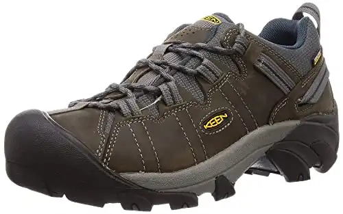 KEEN Men's Targhee II Hiking Shoe, Gargoyle/Midnight Navy - 11 D(M) US