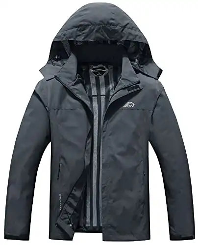 OTU Men's Outdoor Raincoat Shell Jacket