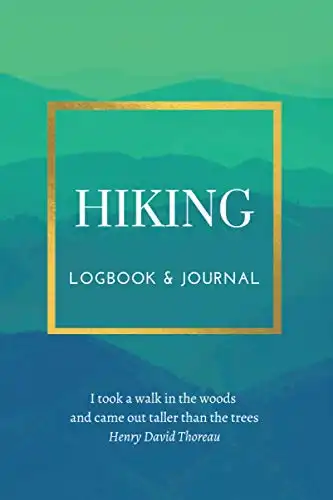 Hiking Logbook & Journal (Blue & Green)