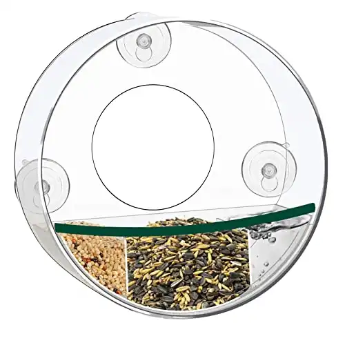 Birdious Circular Window Bird Feeder House