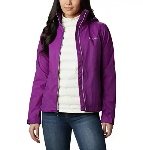 Columbia Women's Standard Switchback III Jacket, Plum, X-Small