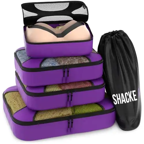 Shacke Pak Five-Piece Set Packing Cubes