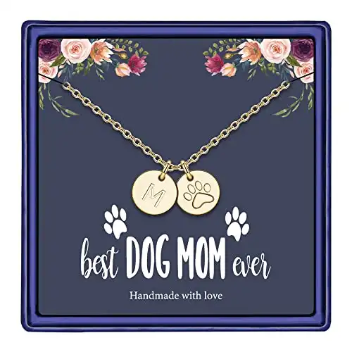 MONOZO Dog Mom Necklace