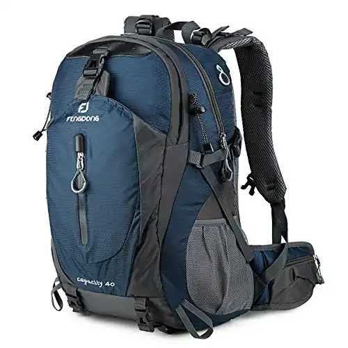 FENGDONG 40L Waterproof Lightweight Backpack